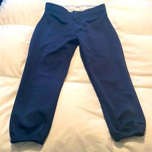Girls XL Intensity Softball Pants - Navy Blue